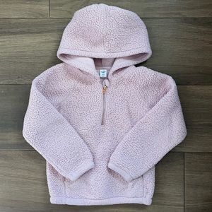 Old Navy Active girls pink zip up Sherpa Size XS (5)